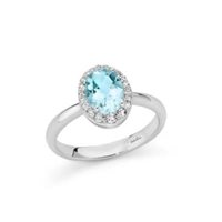 Anello Miluna Donna in Argento Topazio LID4250-14